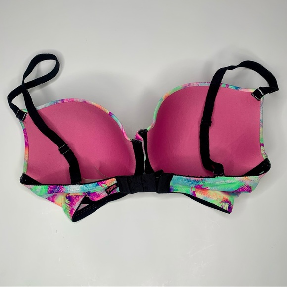 VS PINK | Tropical Feather Print Bra 32 DD - Picture 7 of 7